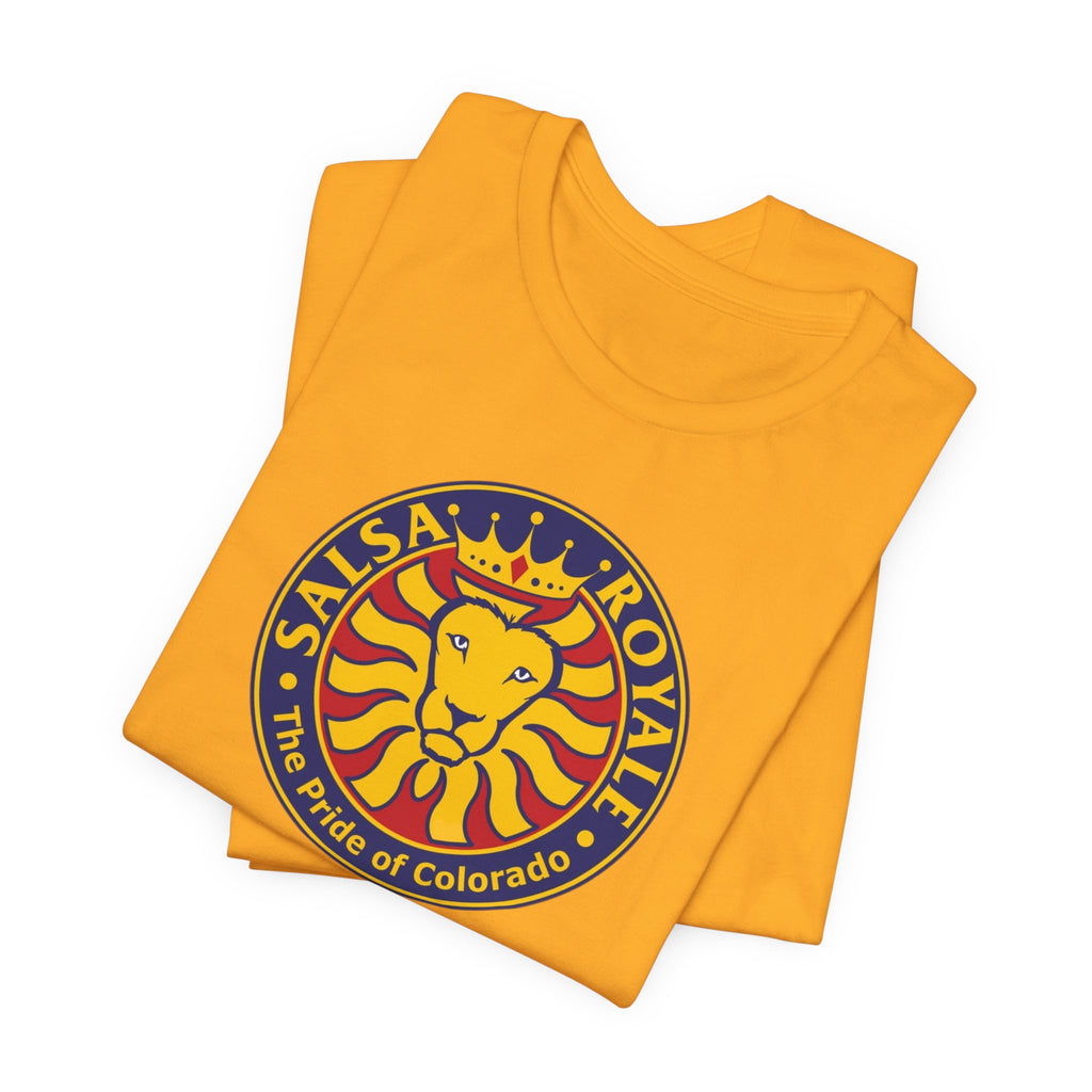 Salsa Royale Lion Crest Unisex Jersey Short Sleeve Tee - Pride of Colorado