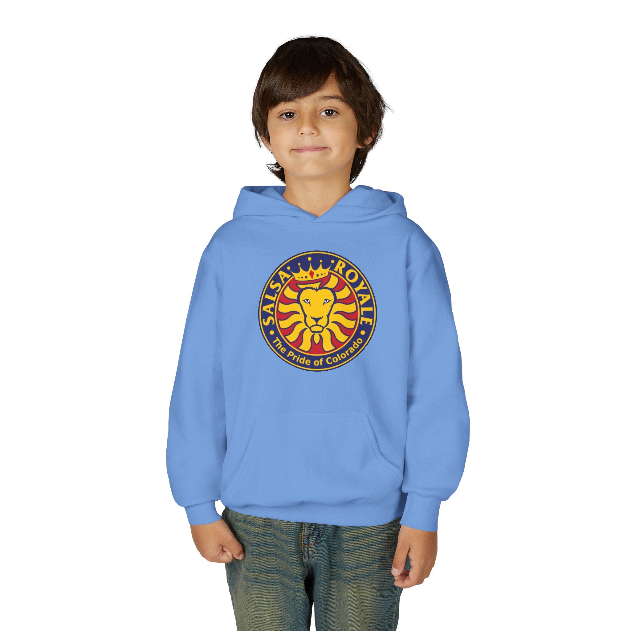 Salsa Royale Lion Crest Youth Hoodie | Pride of Colorado