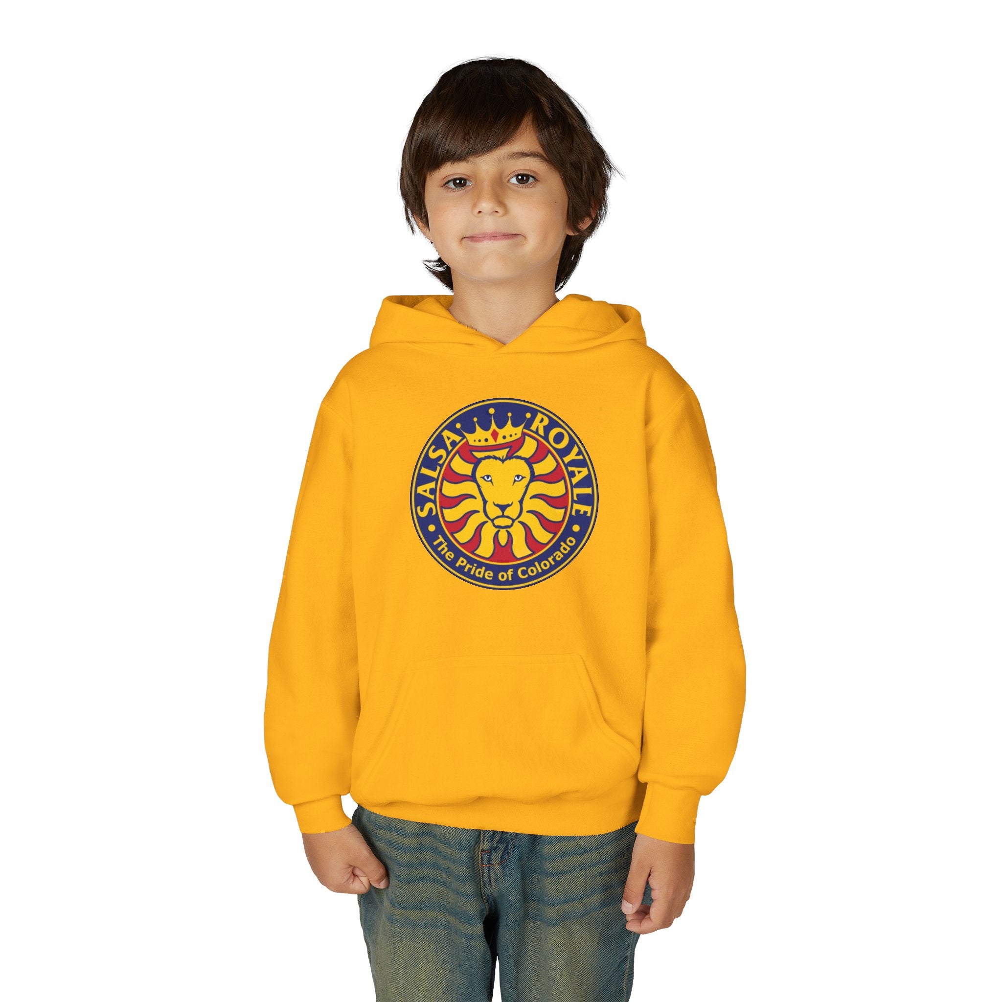 Salsa Royale Lion Crest Youth Hoodie | Pride of Colorado
