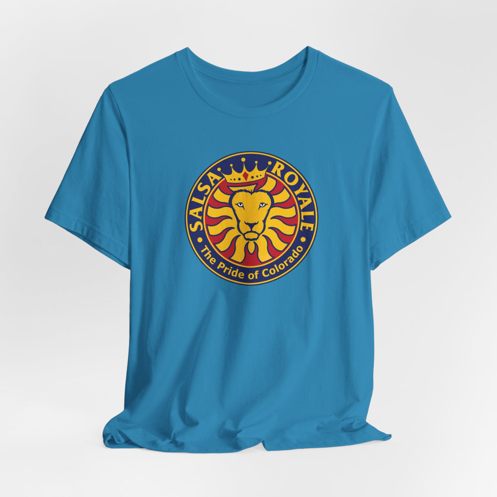 Salsa Royale Lion Crest Unisex Jersey Short Sleeve Tee - Pride of Colorado