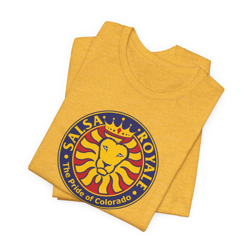 Salsa Royale Lion Crest Unisex Jersey Short Sleeve Tee - Pride of Colorado