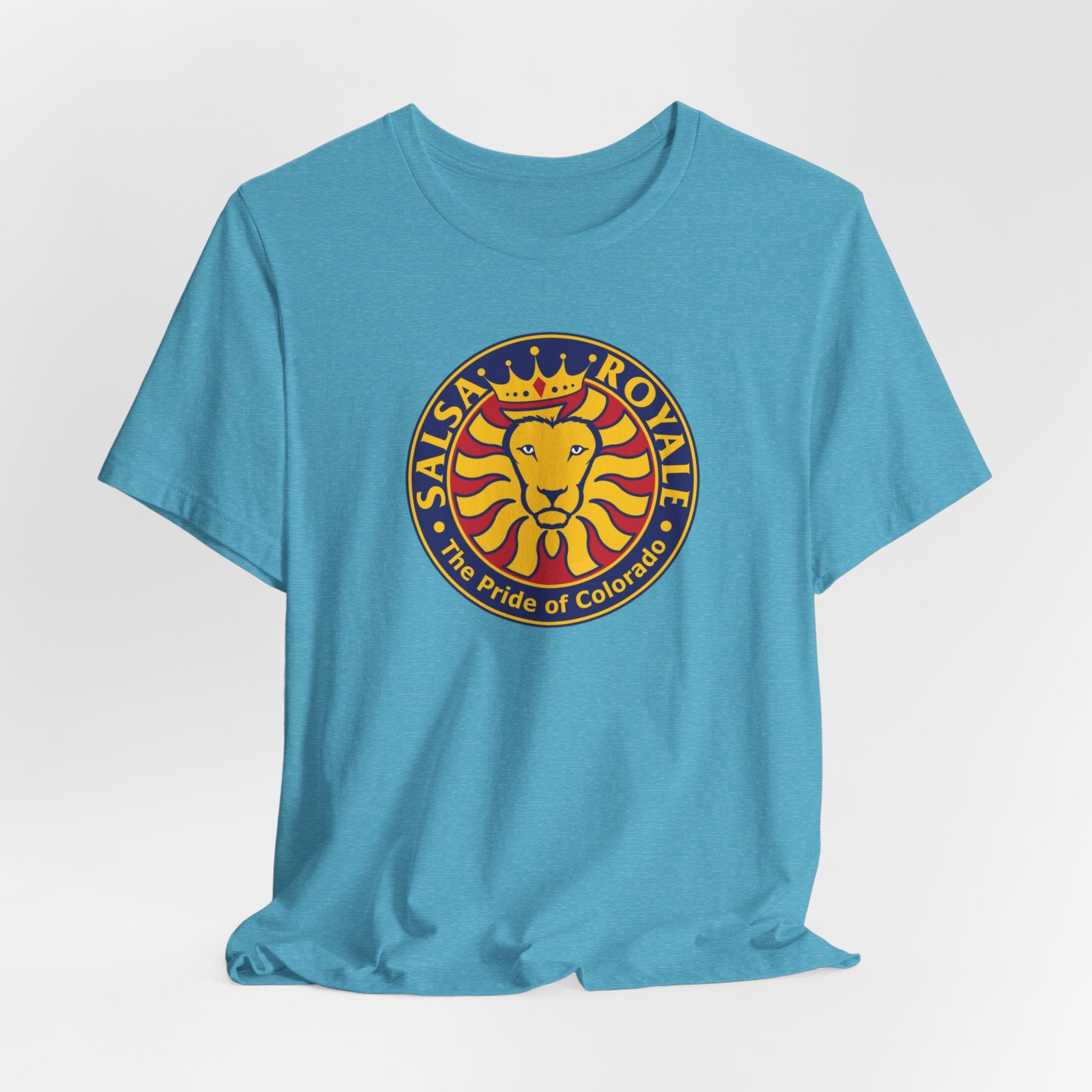 Salsa Royale Lion Crest Unisex Jersey Short Sleeve Tee - Pride of Colorado