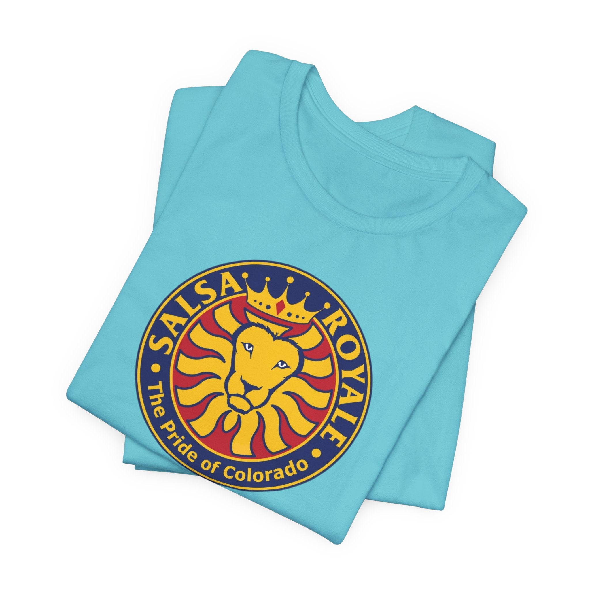 Salsa Royale Lion Crest Unisex Jersey Short Sleeve Tee - Pride of Colorado