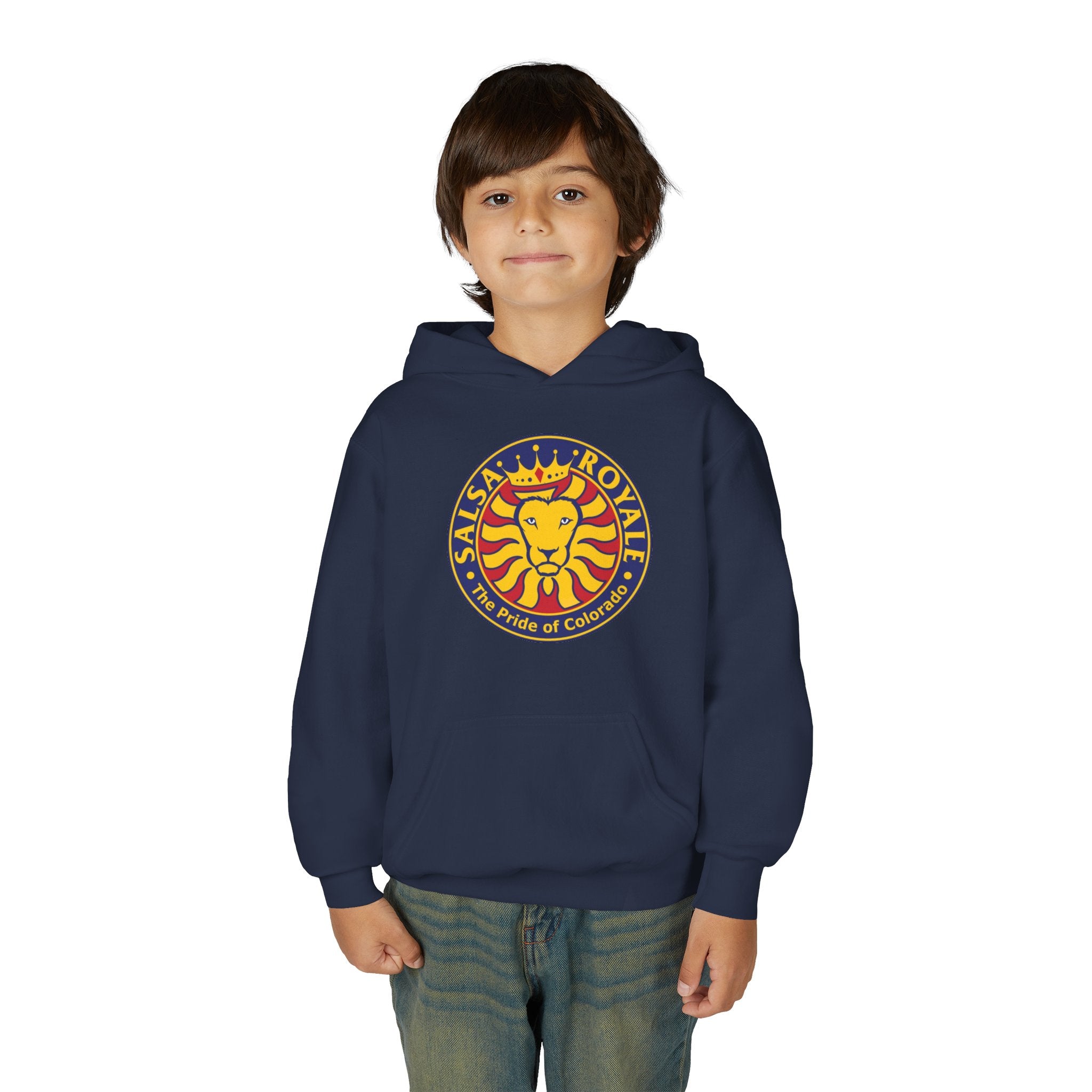 Salsa Royale Lion Crest Youth Hoodie | Pride of Colorado