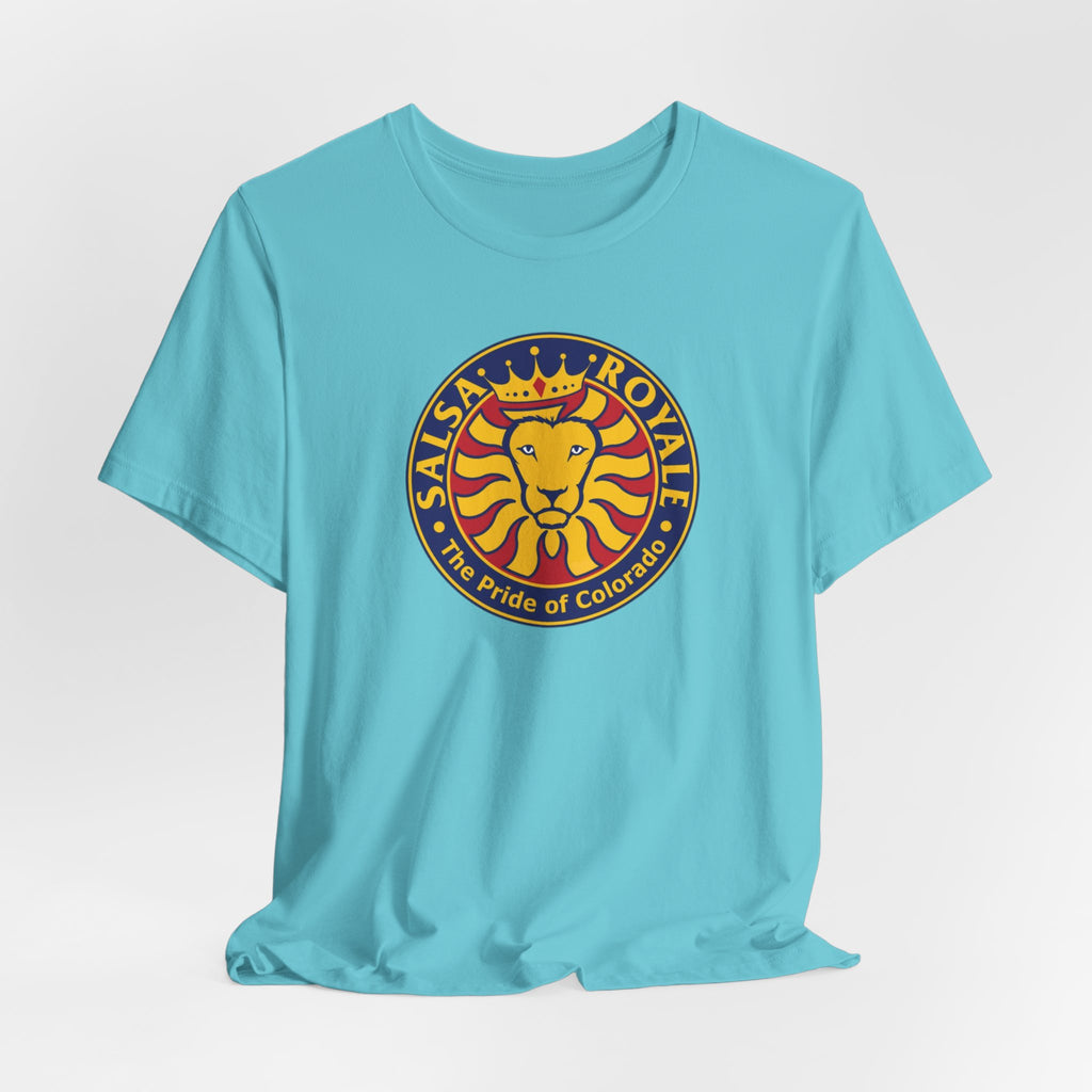 Salsa Royale Lion Crest Unisex Jersey Short Sleeve Tee - Pride of Colorado