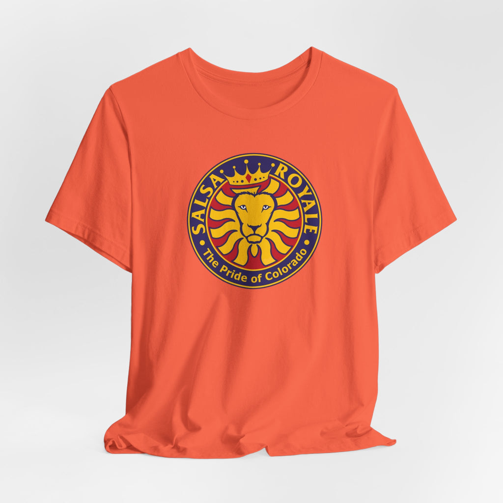 Salsa Royale Lion Crest Unisex Jersey Short Sleeve Tee - Pride of Colorado