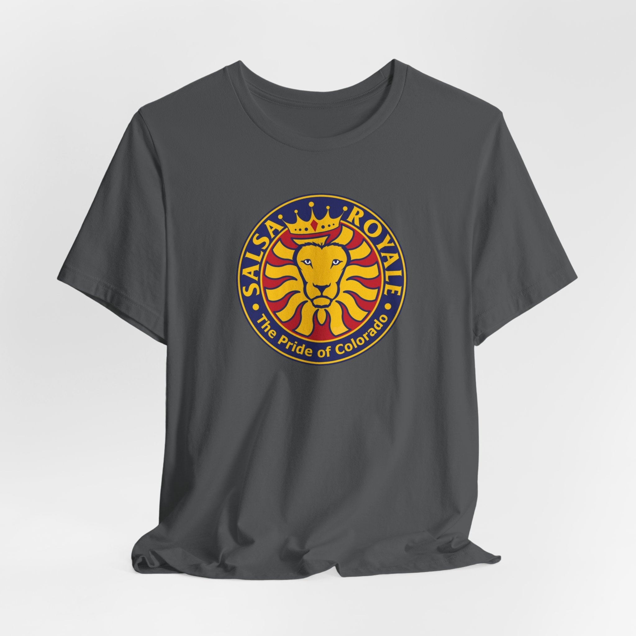 Salsa Royale Lion Crest Unisex Jersey Short Sleeve Tee - Pride of Colorado