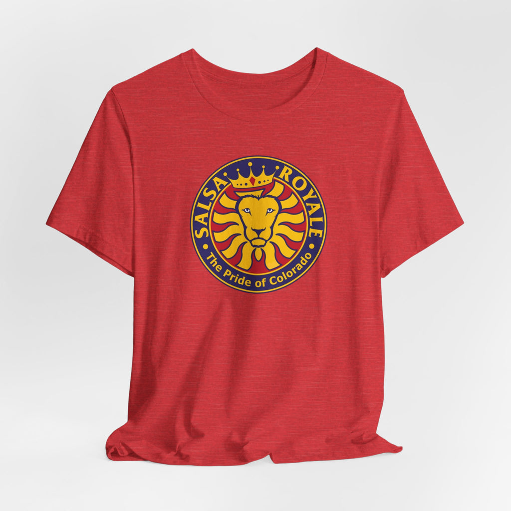 Salsa Royale Lion Crest Unisex Jersey Short Sleeve Tee - Pride of Colorado
