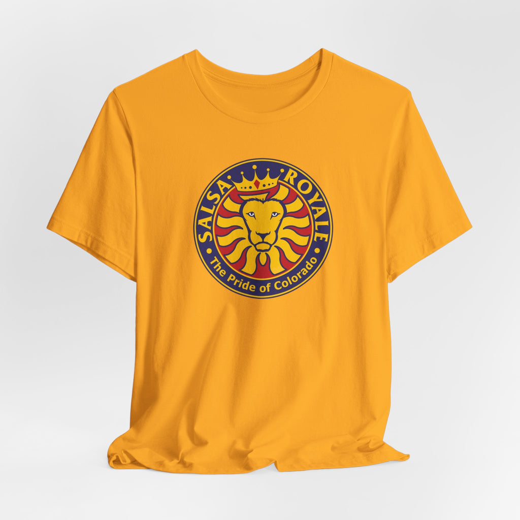 Salsa Royale Lion Crest Unisex Jersey Short Sleeve Tee - Pride of Colorado