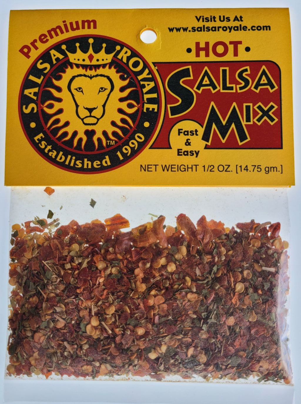 Salsa Royale Hot Mix Packet
